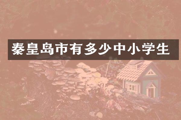 秦皇岛市有多少中小学生