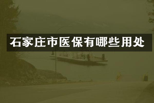 石家庄市医保有哪些用处