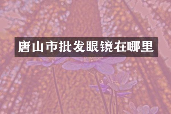 唐山市批发眼镜在哪里