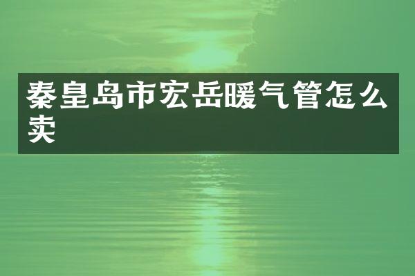 秦皇岛市宏岳暖气管怎么卖