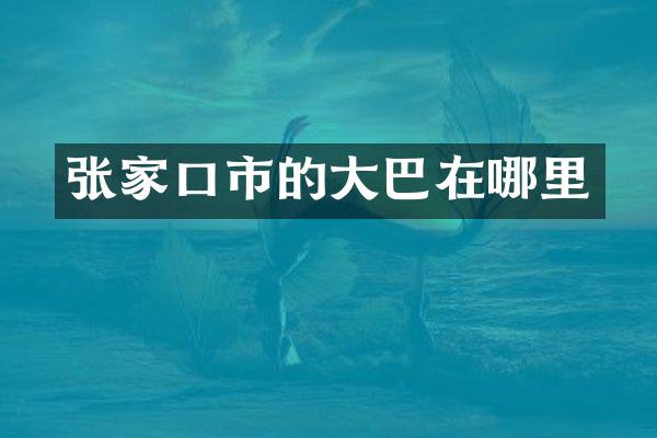 张家口市的大巴在哪里