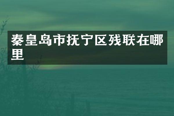 秦皇岛市抚宁区残联在哪里