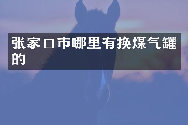 张家口市哪里有换煤气罐的