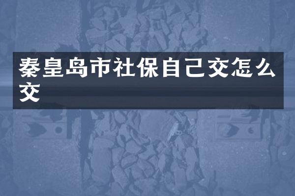 秦皇岛市社保自己交怎么交