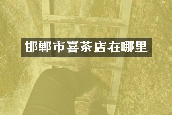 邯郸市喜茶店在哪里