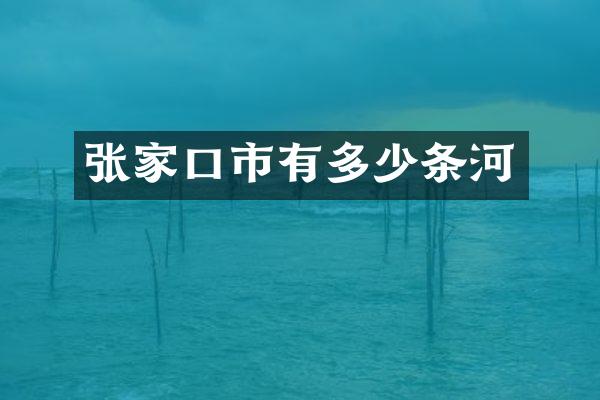 张家口市有多少条河