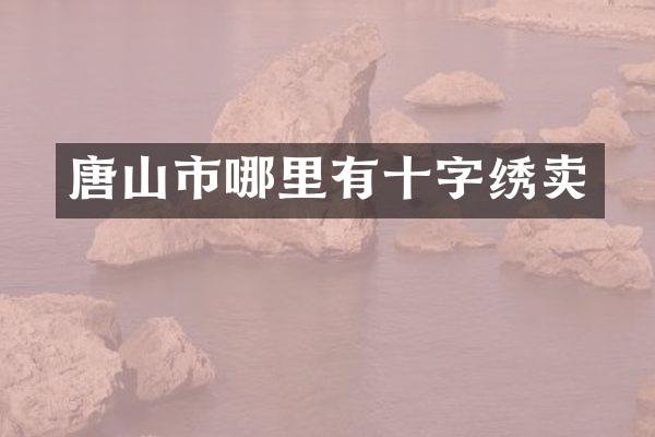 唐山市哪里有十字绣卖