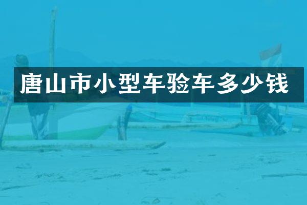 唐山市小型车验车多少钱