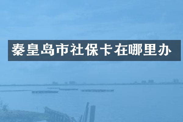 秦皇岛市社保卡在哪里办