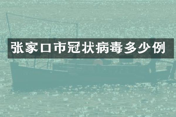 张家口市冠状病毒多少例