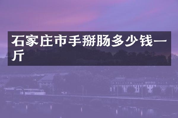 石家庄市手掰肠多少钱一斤