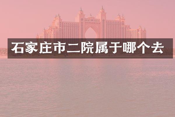 石家庄市二院属于哪个去