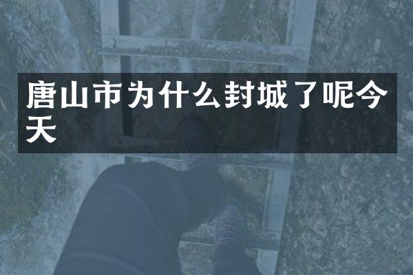 唐山市为什么封城了呢今天
