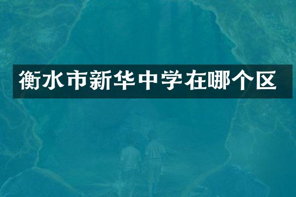 衡水市新华中学在哪个区