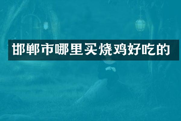邯郸市哪里买烧鸡好吃的