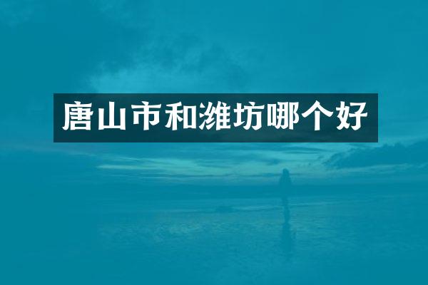 唐山市和潍坊哪个好
