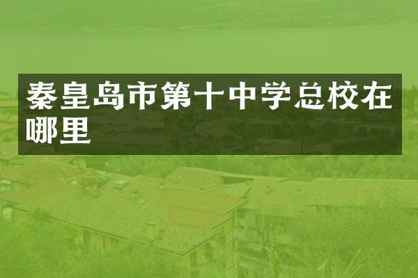 秦皇岛市第十中学总校在哪里