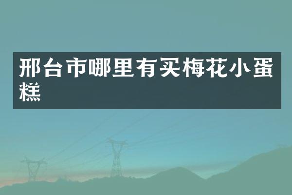 邢台市哪里有买梅花小蛋糕