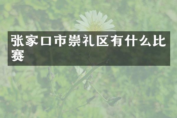 张家口市崇礼区有什么比赛
