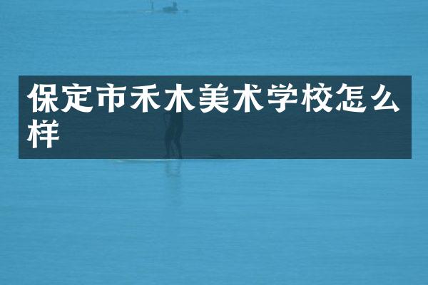 保定市禾木美术学校怎么样