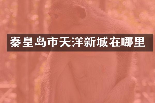 秦皇岛市天洋新城在哪里