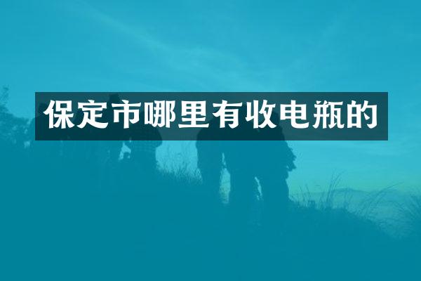 保定市哪里有收电瓶的