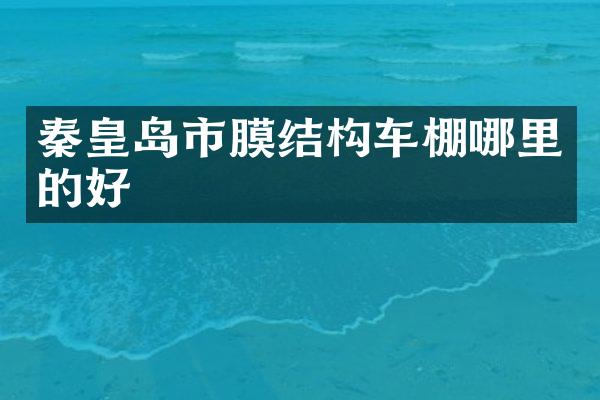 秦皇岛市膜结构车棚哪里的好