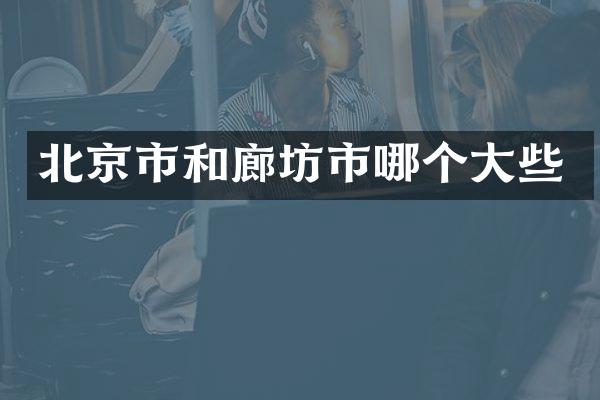 北京市和廊坊市哪个大些