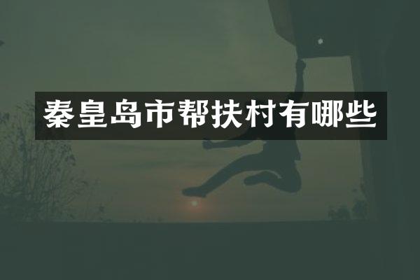 秦皇岛市帮扶村有哪些