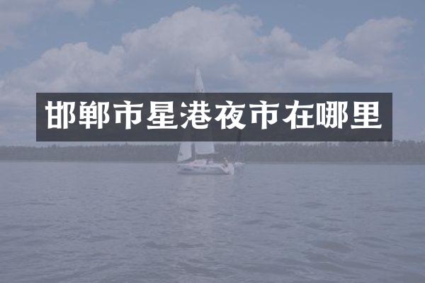 邯郸市星港夜市在哪里