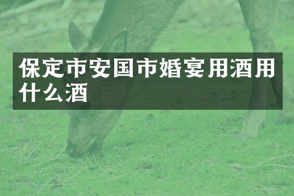 保定市安国市婚宴用酒用什么酒