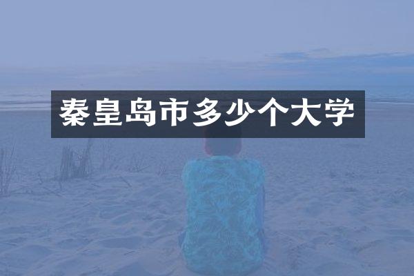 秦皇岛市多少个大学