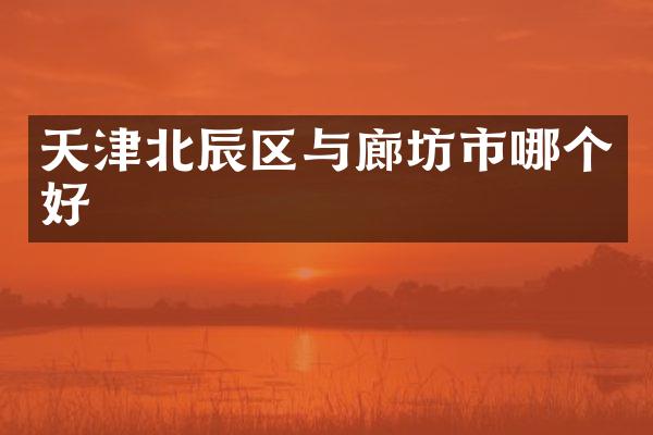 天津北辰区与廊坊市哪个好