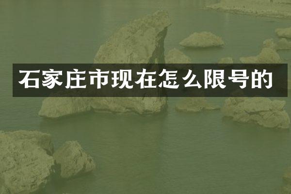 石家庄市现在怎么限号的