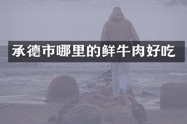 承德市哪里的鲜牛肉好吃