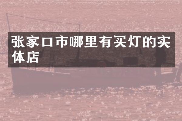 张家口市哪里有买灯的实体店