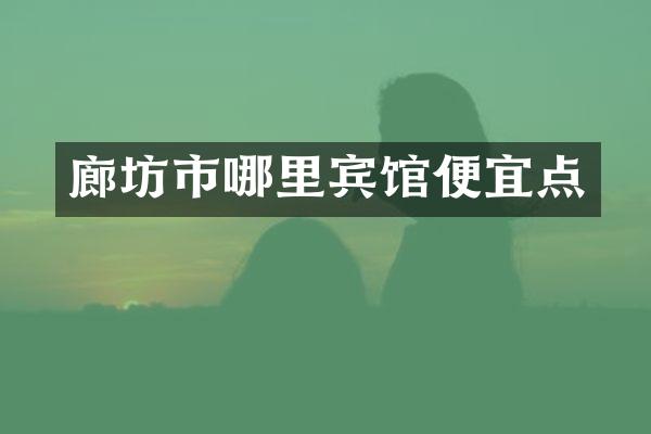 廊坊市哪里宾馆便宜点
