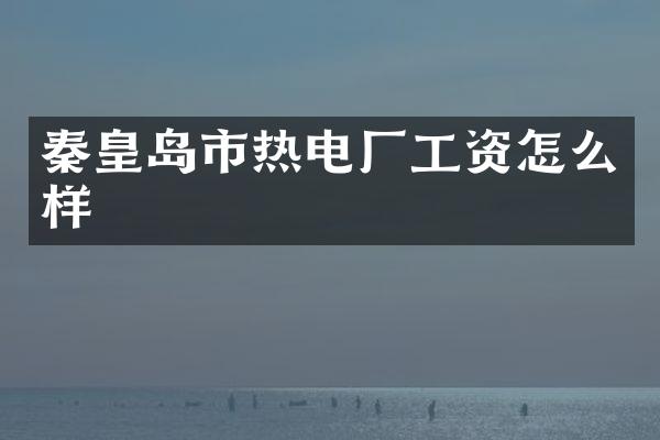 秦皇岛市热电厂工资怎么样