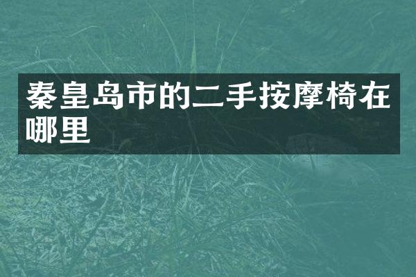 秦皇岛市的二手按摩椅在哪里