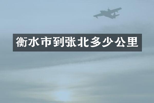 衡水市到张北多少公里