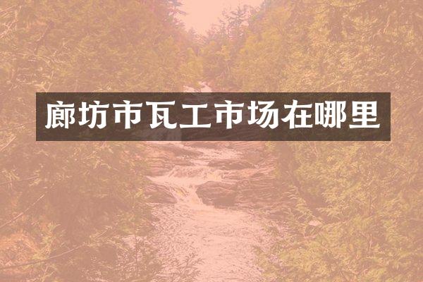 廊坊市瓦工市场在哪里