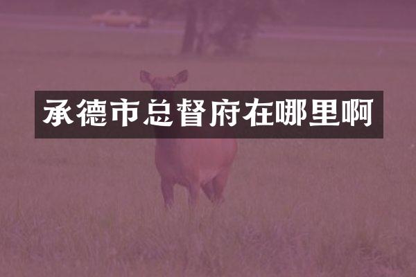 承德市总督府在哪里啊