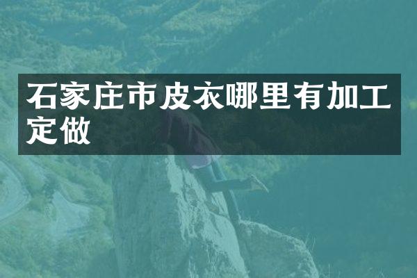石家庄市皮衣哪里有加工定做