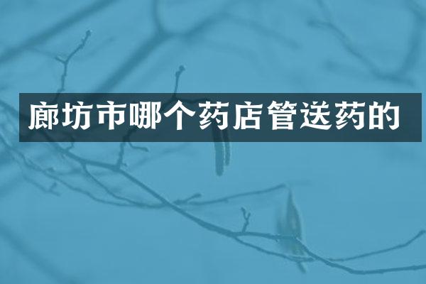 廊坊市哪个药店管送药的
