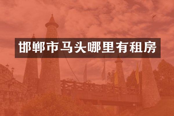 邯郸市马头哪里有租房