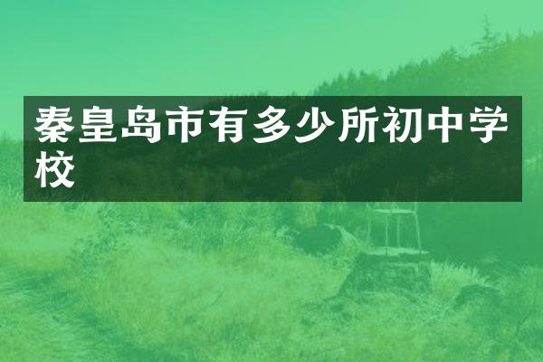 秦皇岛市有多少所初中学校