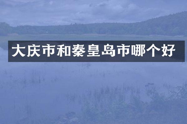 大庆市和秦皇岛市哪个好