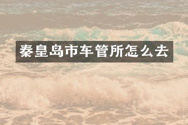 秦皇岛市车管所怎么去