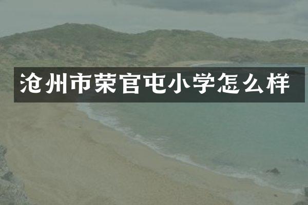 沧州市荣官屯小学怎么样