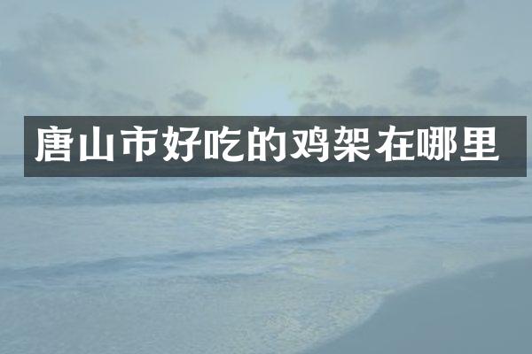 唐山市好吃的鸡架在哪里